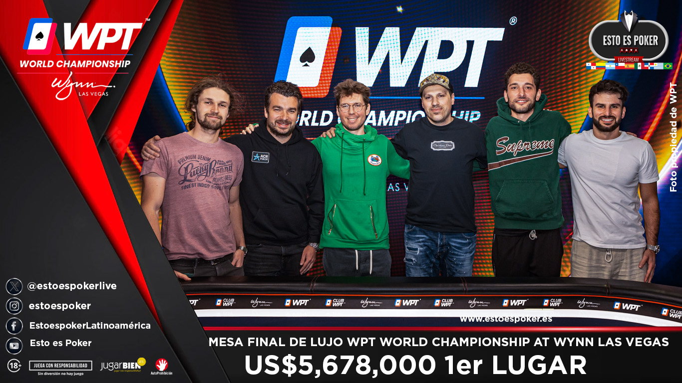 Final Table WPT World Championship at Wynn Las Vegas