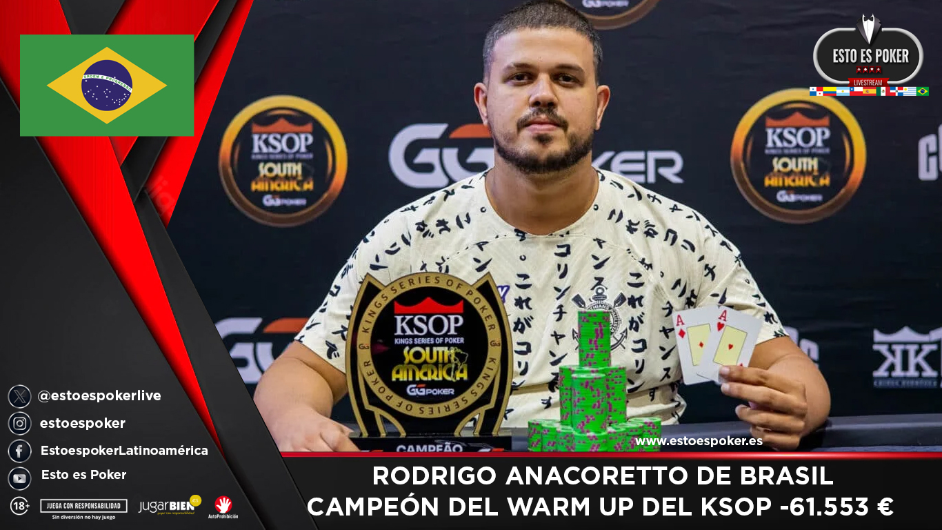 Rodrigo Anacoretto campeon ksop