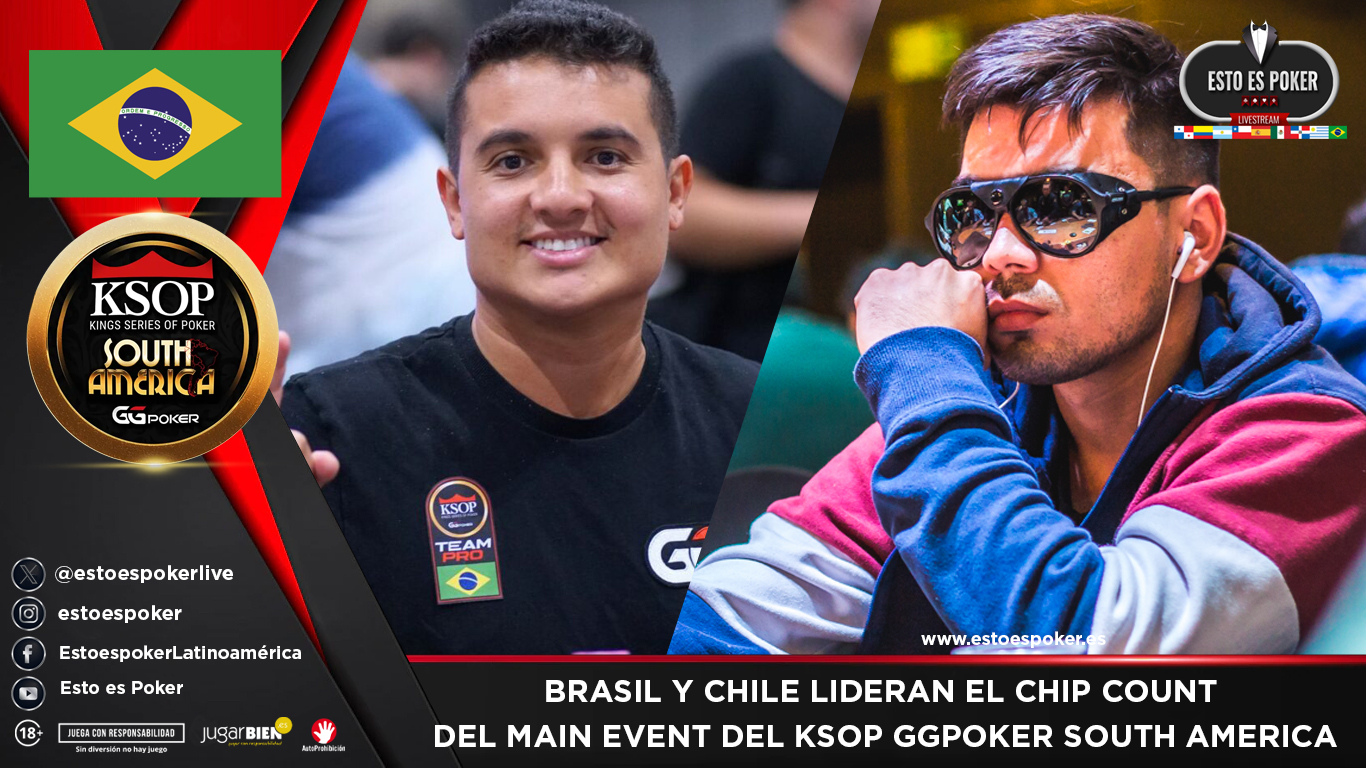 brasil y chile lederan el chip count de KSOP